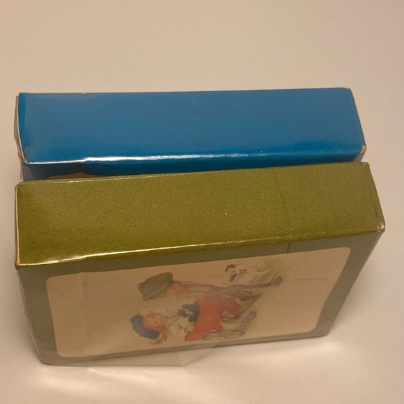 70s boys art Hallmark Crown Knickers n Bloomers mini PLAYING CARDS 2 Deck LOT - Picture 8 of 13